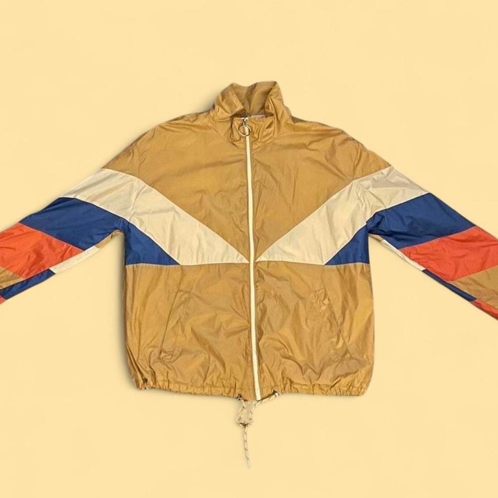 Bershka Multicolor Windbreaker Jacket